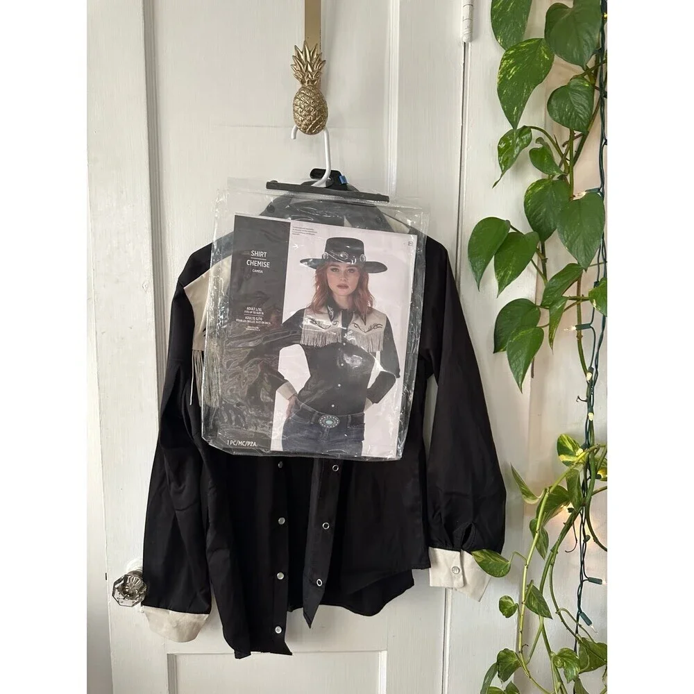 Party City women’s size large / x-large Cowgirl costume shirt